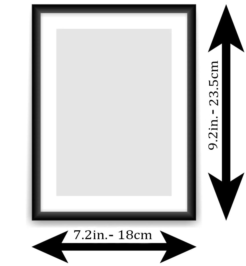 Golden Lucifer Sigil 3D Embroidery Artwork in Matte Black Thick Frame